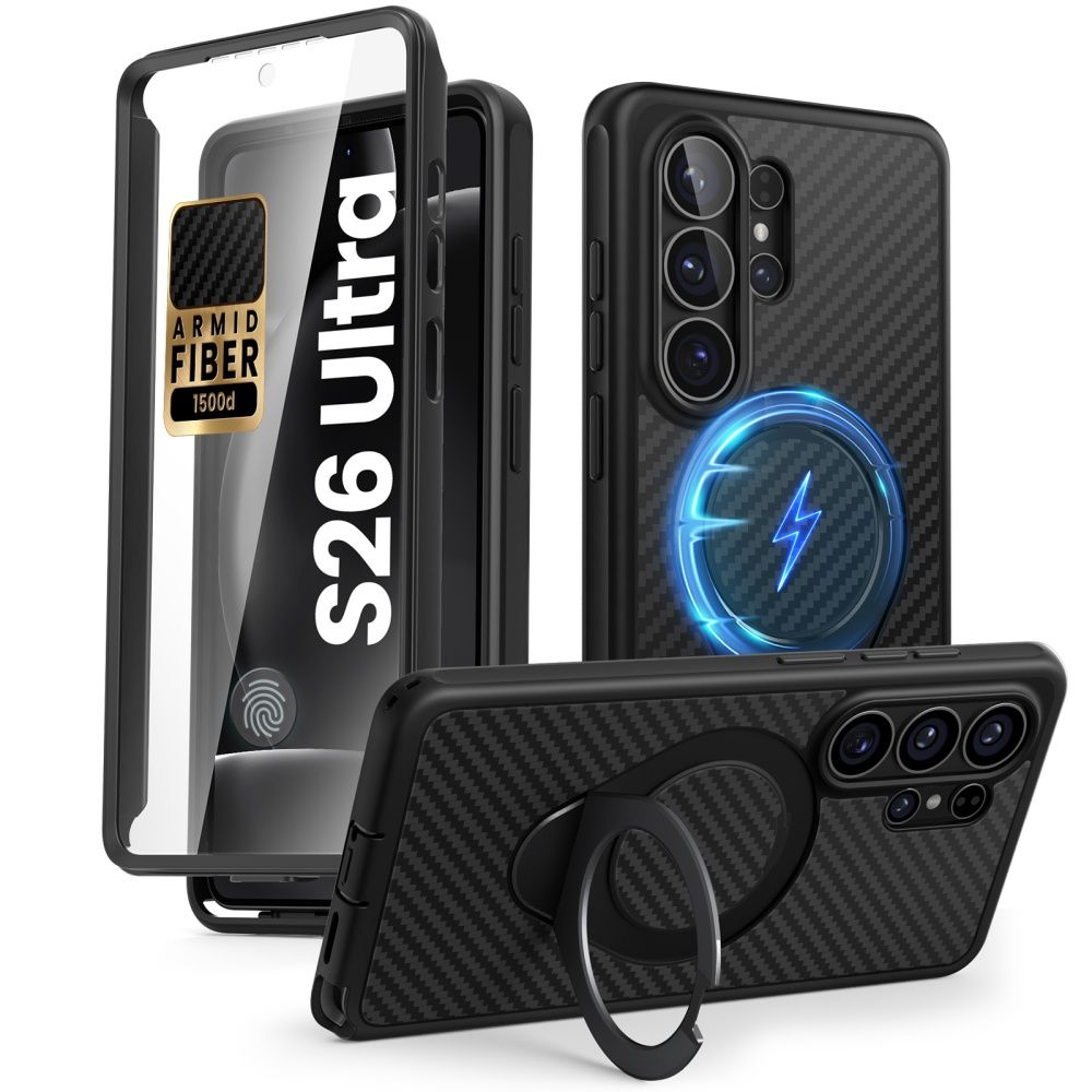 Supcase Supcase Samsung Galaxy S26 Ultra Skal MagSafe Cosmo Aramid - Teknikhallen.se