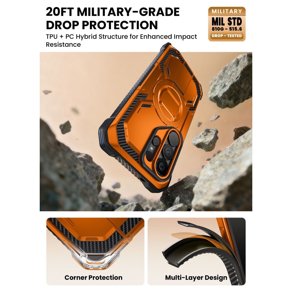 Supcase Supcase Galaxy S26 Ultra Skal MagSafe Iblsn ArmorBox Coral - Teknikhallen.se