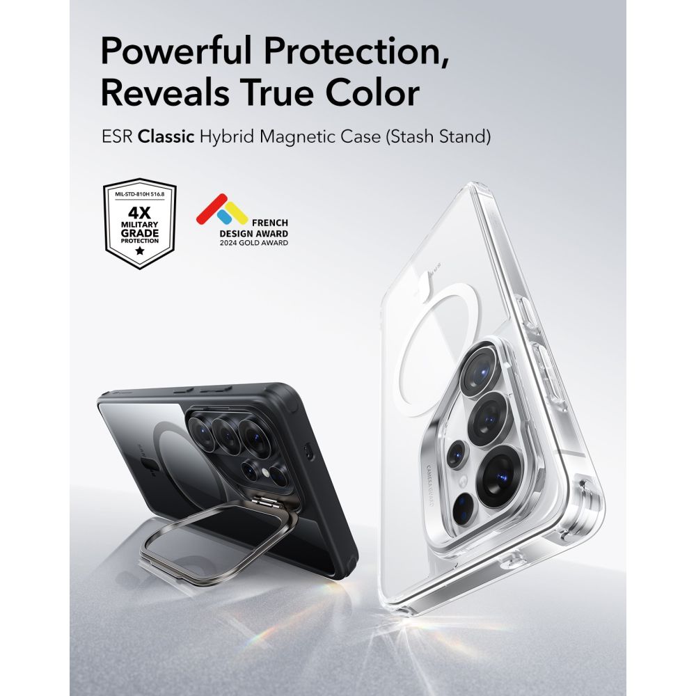ESR ESR Samsung Galaxy S26 Ultra Skal MagSafe Classic Hybrid Kickstand - Teknikhallen.se