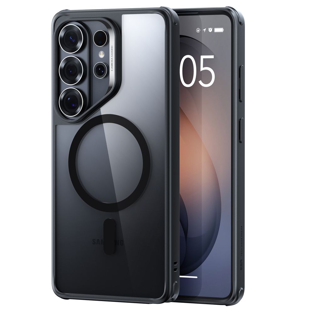 ESR ESR Galaxy S26 Ultra Skal MagSafe Classic Hybrid Transparent/Svart - Teknikhallen.se