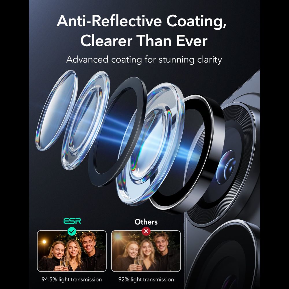 ESR ESR Samsung Galaxy S26 Ultra Linsskydd Armorite Svart - Teknikhallen.se