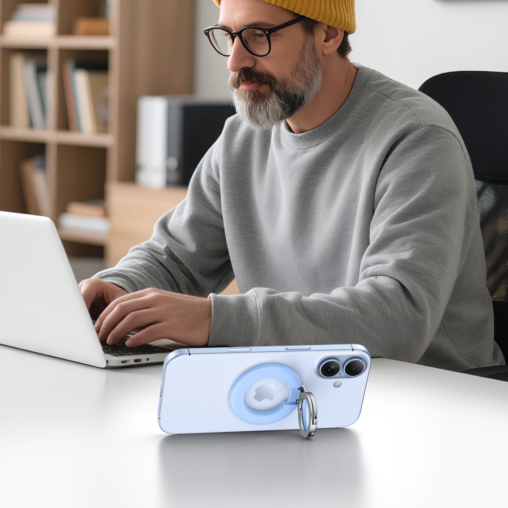 Tech-Protect Tech-Protect Magnetisk MagSafe Ringhållare Baby Blue - Teknikhallen.se