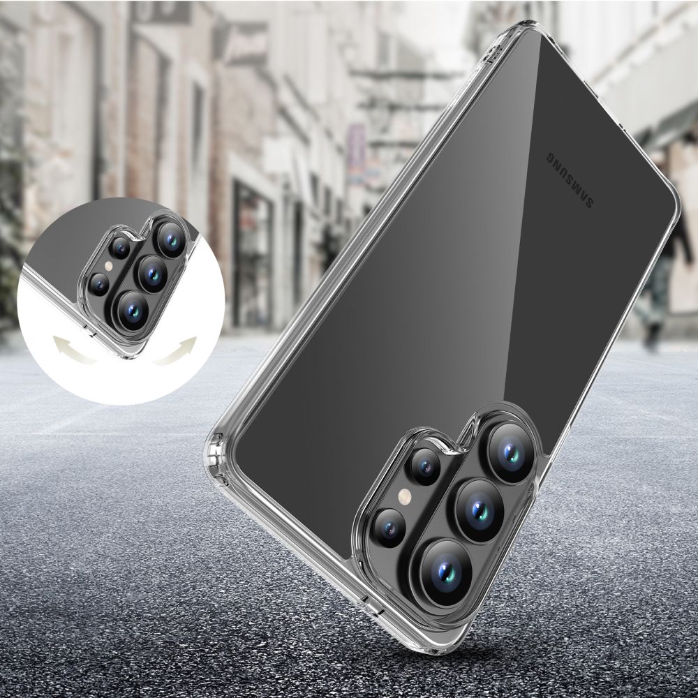 Tech-Protect Tech-Protect Galaxy S26 Ultra Skal FlexAir Hybrid Transparent - Teknikhallen.se