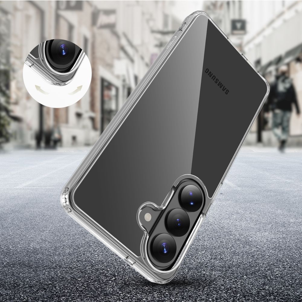 Tech-Protect Tech-Protect Galaxy S26 Plus Skal FlexAir Hybrid Transparent - Teknikhallen.se