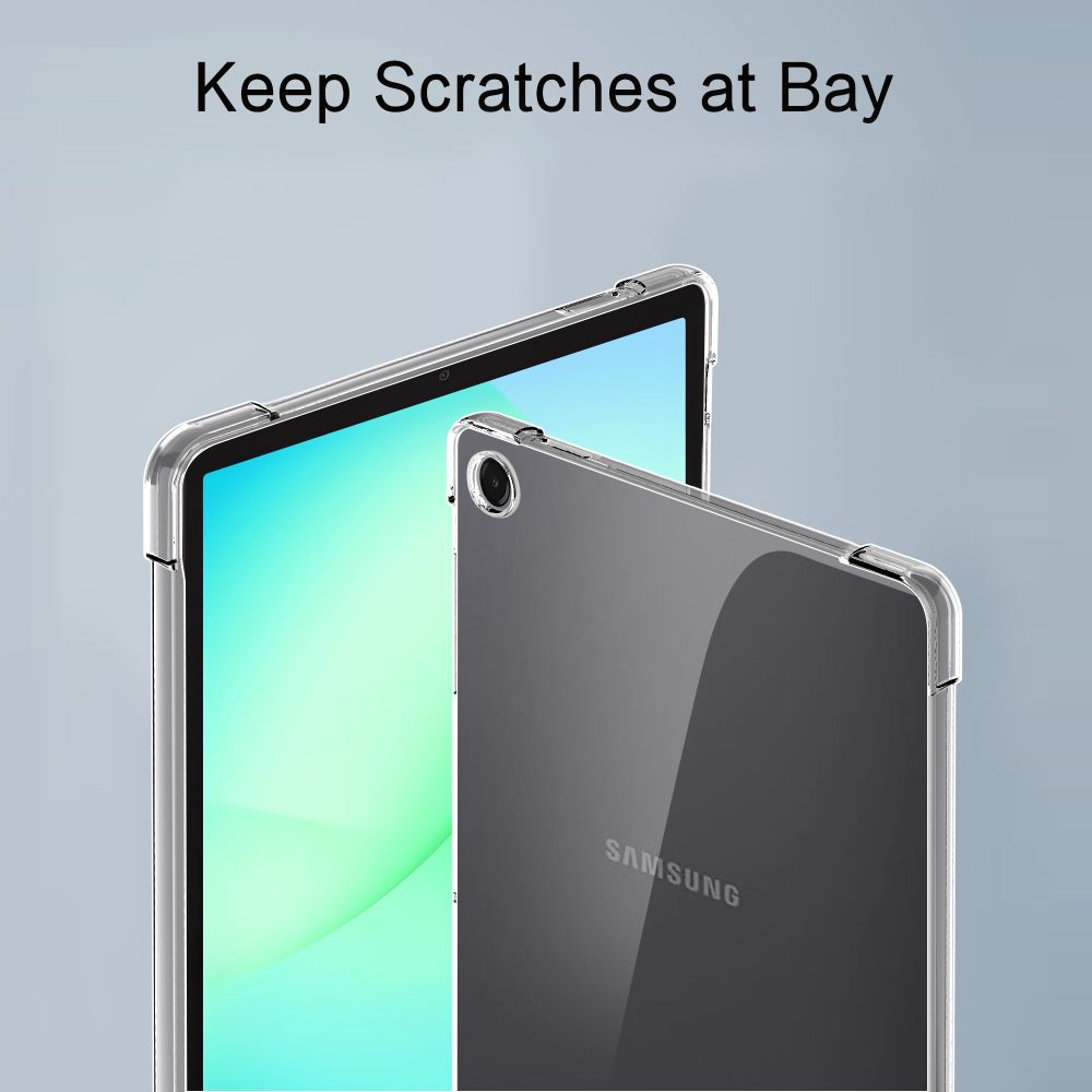 Tech-Protect Tech-Protect Samsung Galaxy Tab A11 / A9 Skal FlexAir Transparent - Teknikhallen.se