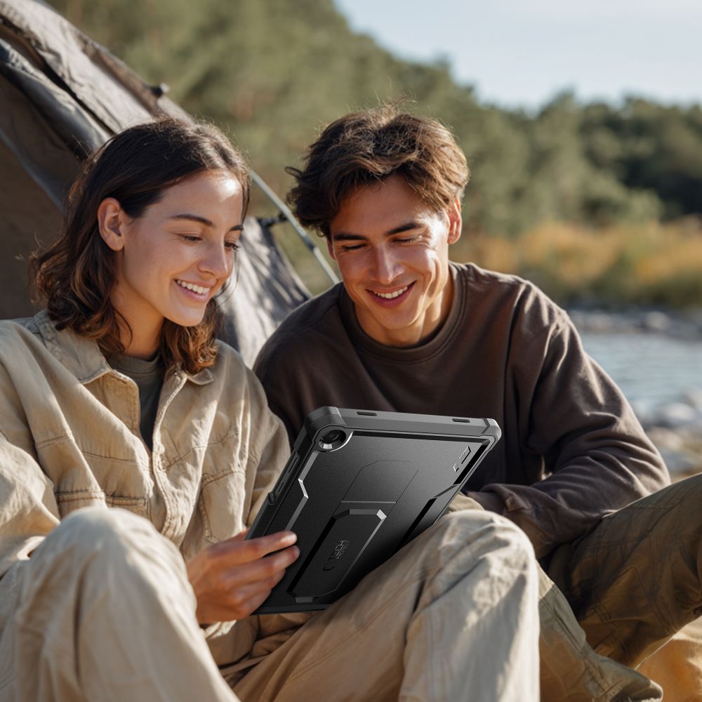 Tech-Protect Tech-Protect Galaxy Tab A11 Plus/A9 Plus 2-SET Skal Kevlar Pro Svart - Teknikhallen.se