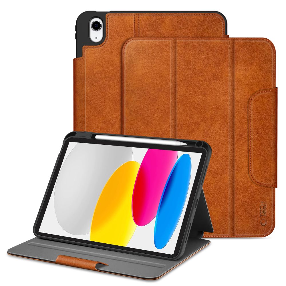 Tech-Protect Tech-Protect iPad 11 2025/10.9 2022 Fodral Fleece Brun - Teknikhallen.se