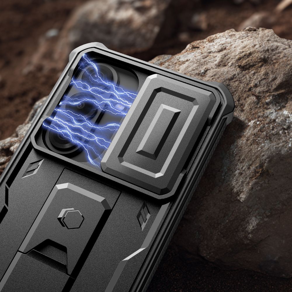 Tech-Protect Tech-Protect Samsung Galaxy S26 2-SET Skal Kevlar Cam+ Svart - Teknikhallen.se