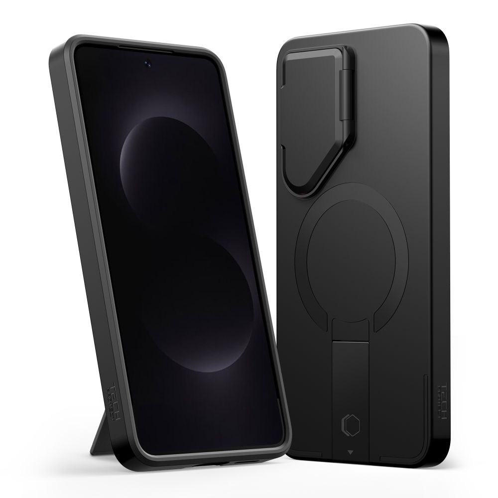 Tech-Protect Tech-Protect Galaxy S26 Skal MagSafe Kevlar Aura Svart/Orange - Teknikhallen.se