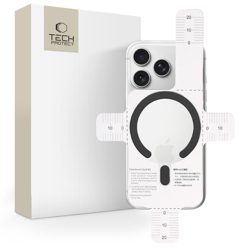 Tech-Protect Tech-Protect Magnetisk MagSafe Ring Svart - Teknikhallen.se