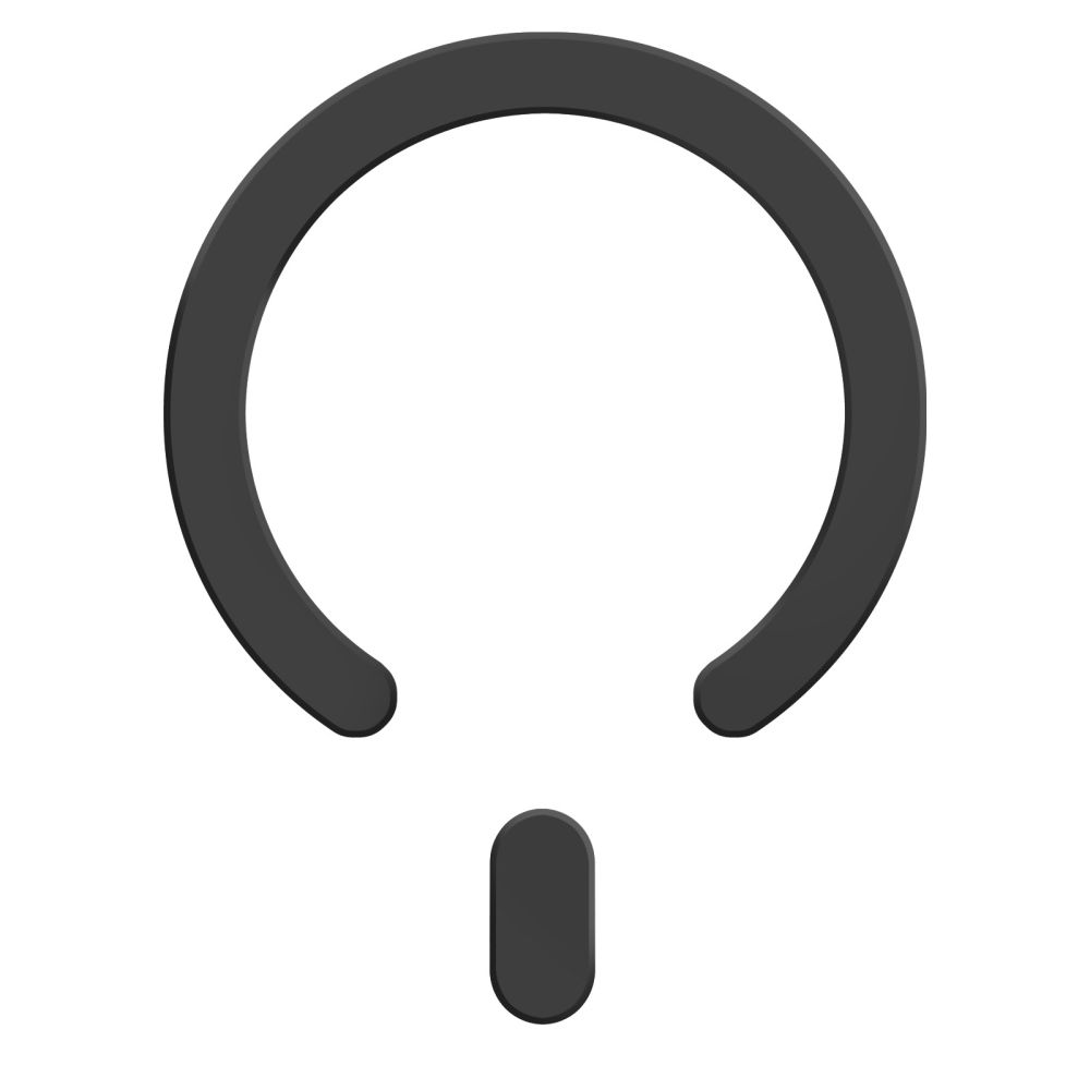 Tech-Protect Tech-Protect Magnetisk MagSafe Ring Svart - Teknikhallen.se