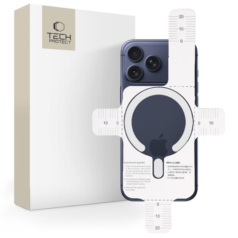 Tech-Protect Tech-Protect Magnetisk MagSafe Ring Vit - Teknikhallen.se