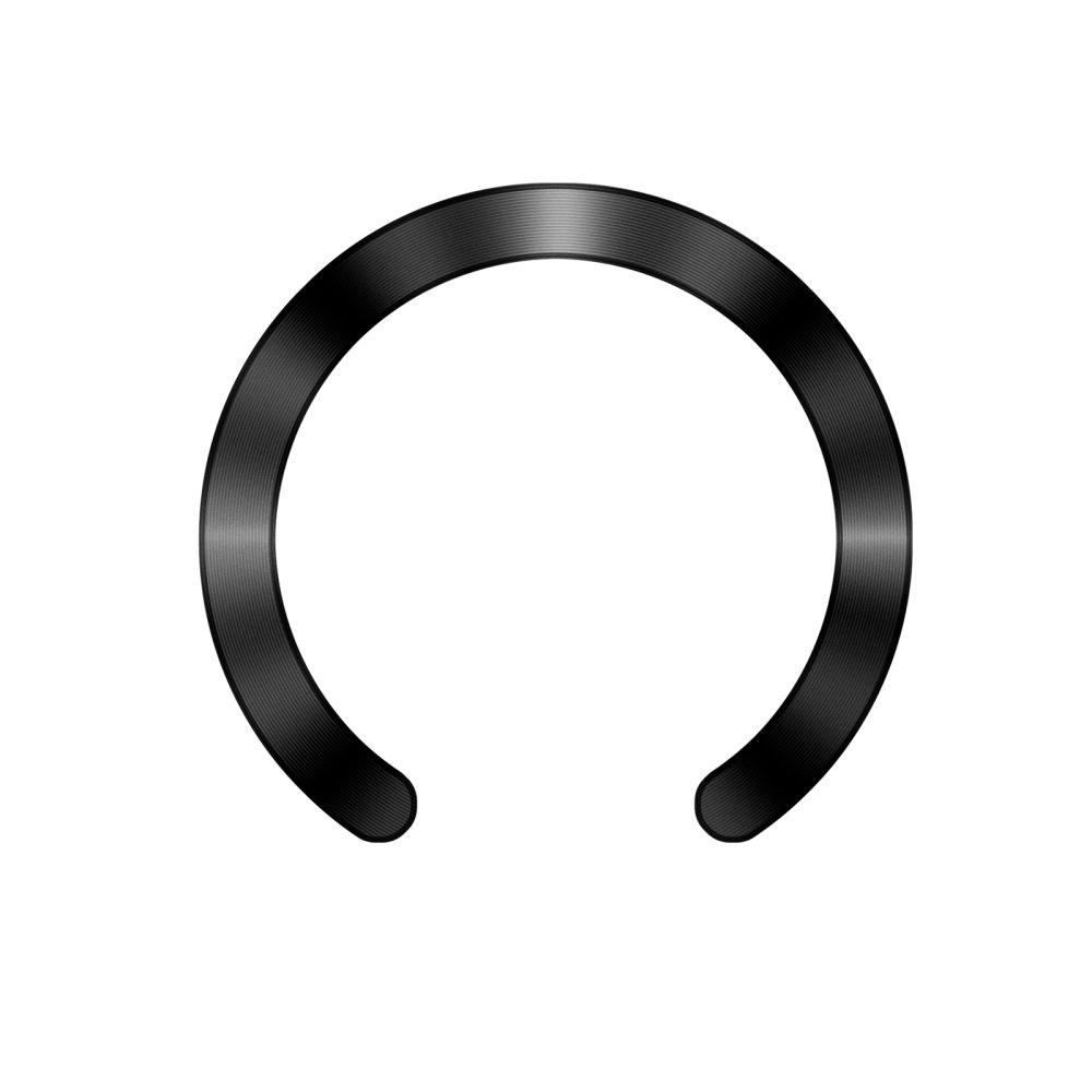 Tech-Protect Tech-Protect 2-PACK Magnetisk MagSafe Ring Svart/Cosmic Orange - Teknikhallen.se