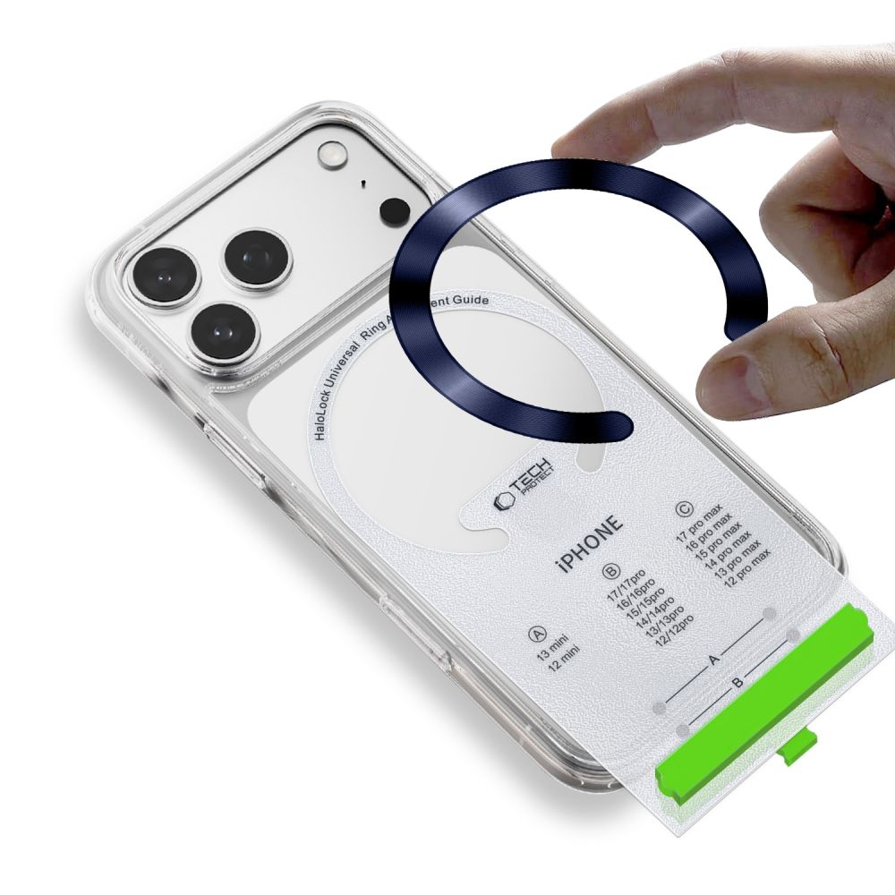 Tech-Protect Tech-Protect 2-PACK Magnetisk MagSafe Ring Blå / Silver - Teknikhallen.se