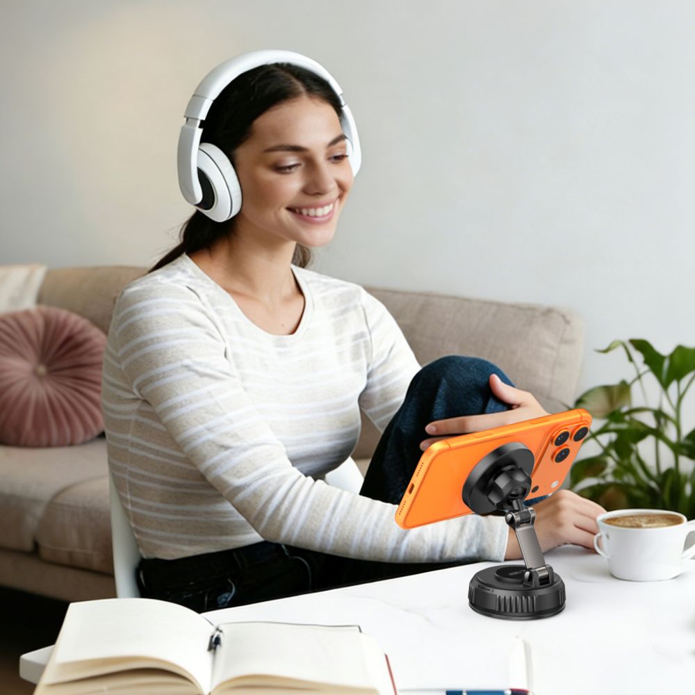 Tech-Protect Tech-Protect 25W Qi2.2 Magnetisk MagSafe Billaddare Svart - Teknikhallen.se