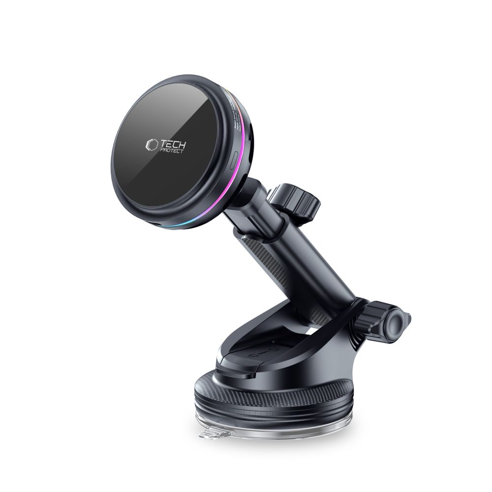 Tech-Protect Tech-Protect 25W Qi2.2 Magnetisk MagSafe Billaddare Svart - Teknikhallen.se