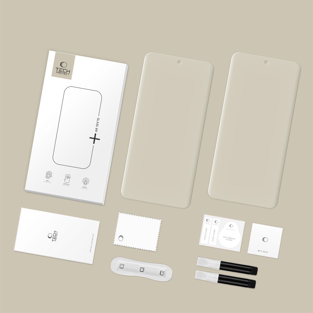 Tech-Protect Tech-Protect Redmi Note 15 Pro Plus 2-PACK Skärmskydd GlassUV+ - Teknikhallen.se