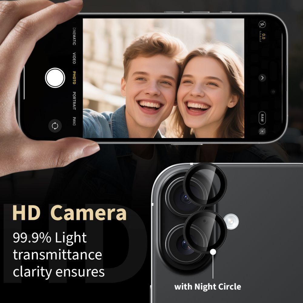 Tech-Protect Tech-Protect Redmi Note 15 Pro/15 Pro Plus Linsskydd CamRing Fit+ - Teknikhallen.se