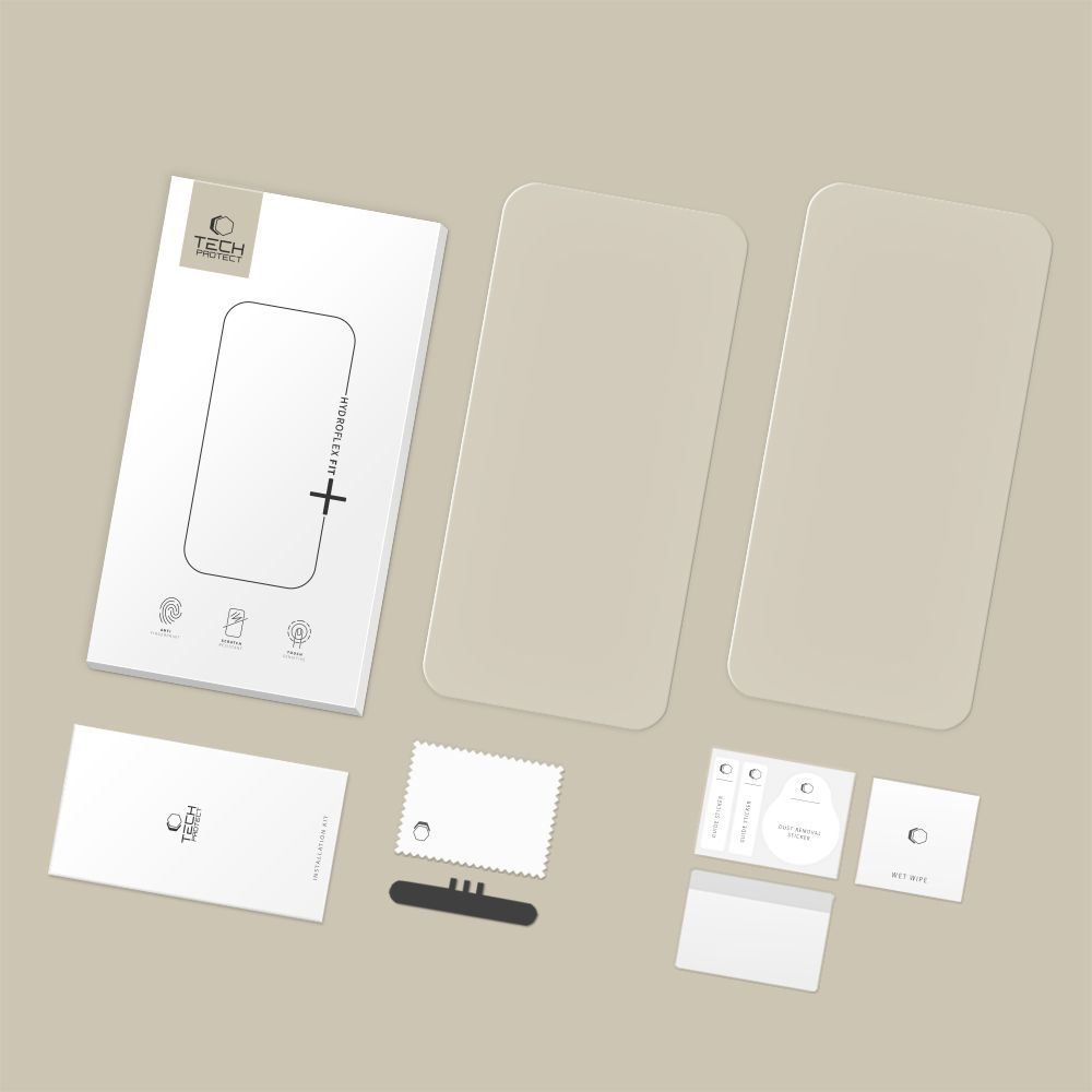 Tech-Protect Tech-Protect Redmi Note 15 Pro Plus 2-PACK Skärmskydd HydroFlex+ - Teknikhallen.se