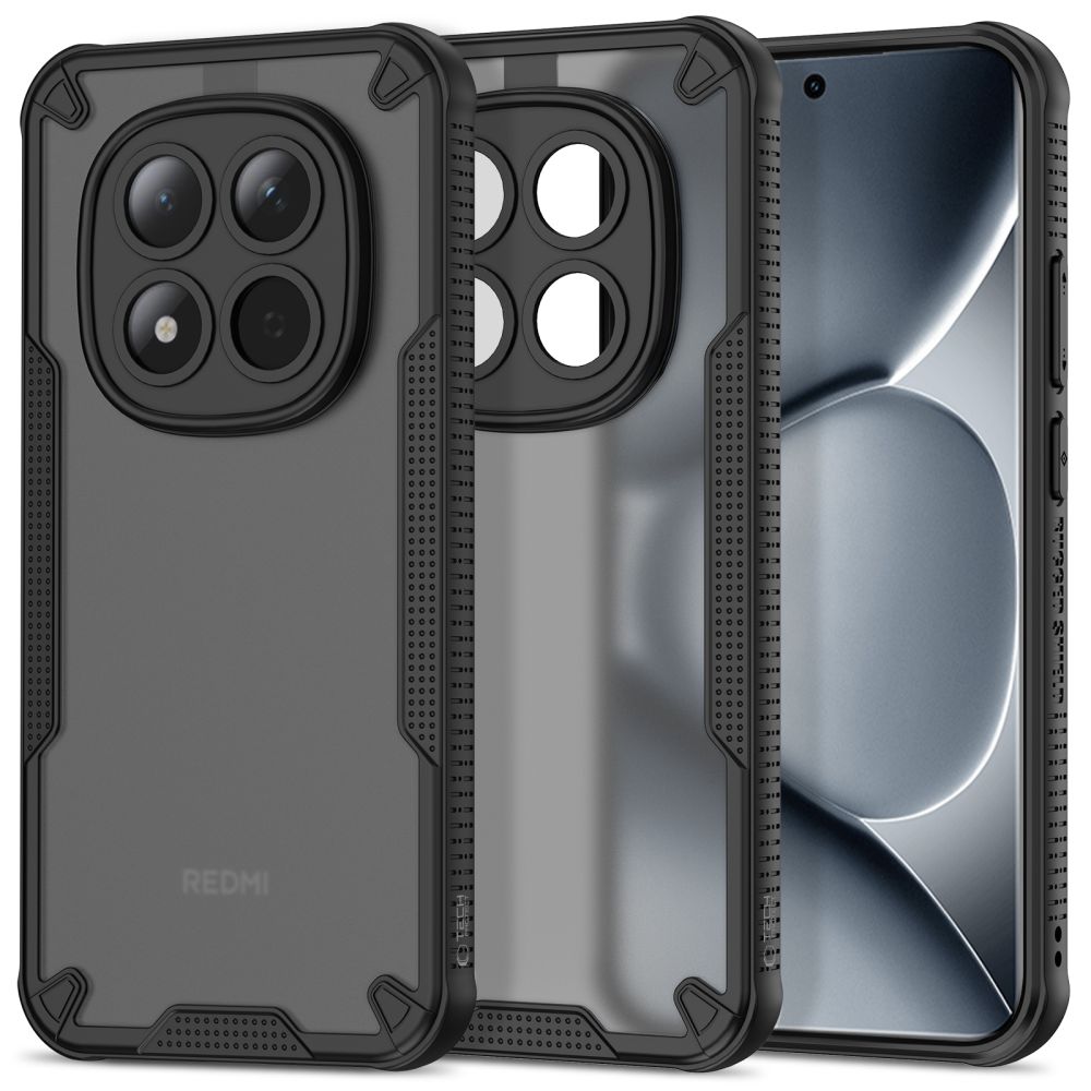 Tech-Protect Tech-Protect Xiaomi Redmi Note 15 Pro Plus Skal Rugged Shield Svart - Teknikhallen.se
