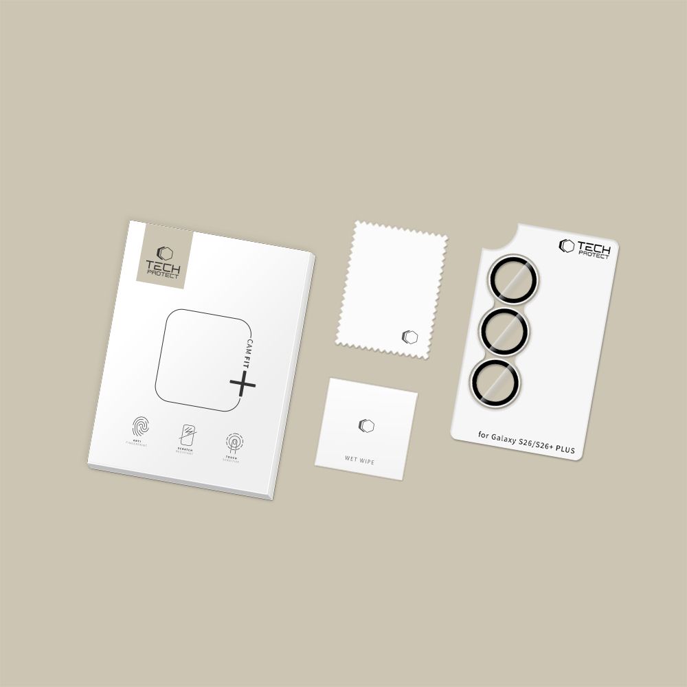 Tech-Protect Tech-Protect Galaxy S26 / S26 Plus Linsskydd CamRing Fit+ - Teknikhallen.se