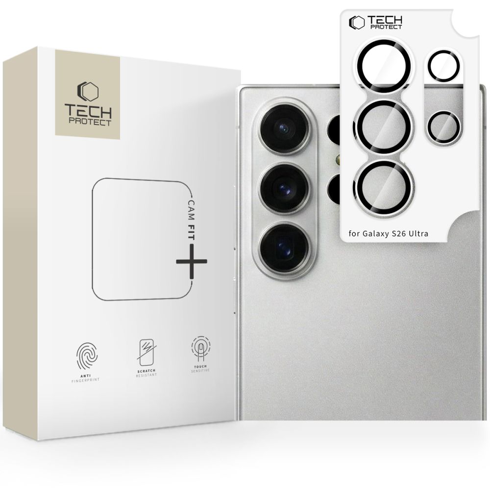 Tech-Protect Tech-Protect Galaxy S26 Ultra Linsskydd CamRing Fit+ Transparent - Teknikhallen.se