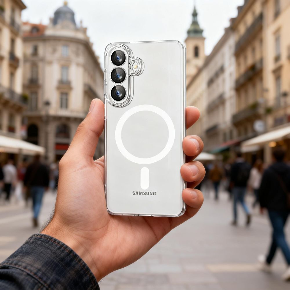 Tech-Protect Tech-Protect Galaxy S26 Skal MagSafe FlexAir Transparent - Teknikhallen.se