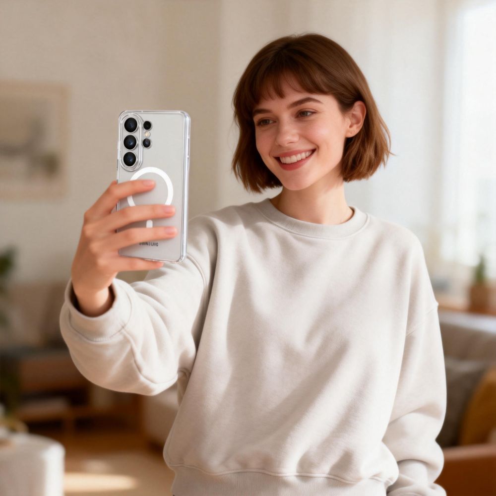 Tech-Protect Tech-Protect Galaxy S26 Ultra Skal MagSafe FlexAir Transparent - Teknikhallen.se