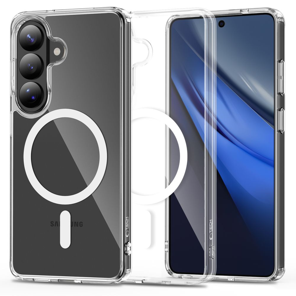 Tech-Protect Tech-Protect Galaxy S26 Skal MagSafe FlexAir Hybrid Transparent - Teknikhallen.se