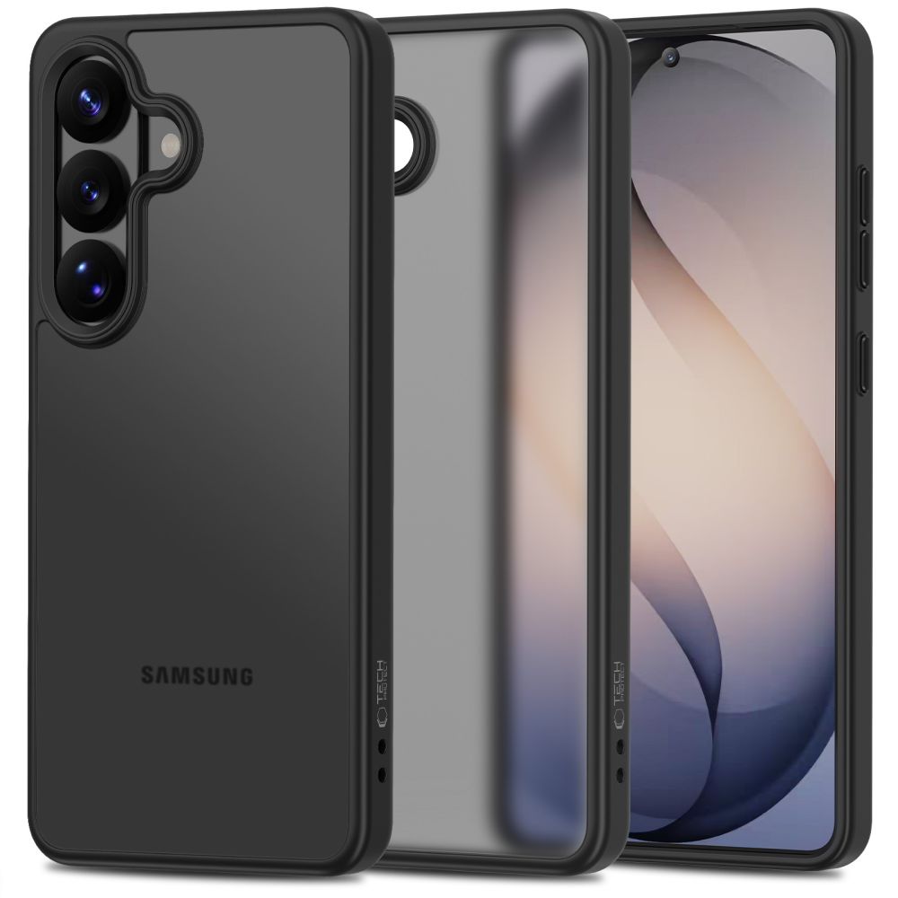 Tech-Protect Tech-Protect Samsung Galaxy S26 Plus Skal MagMat Svart - Teknikhallen.se