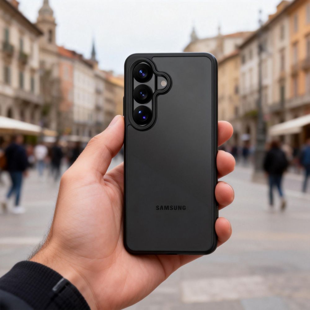 Tech-Protect Tech-Protect Samsung Galaxy S26 Plus Skal MagMat Svart - Teknikhallen.se