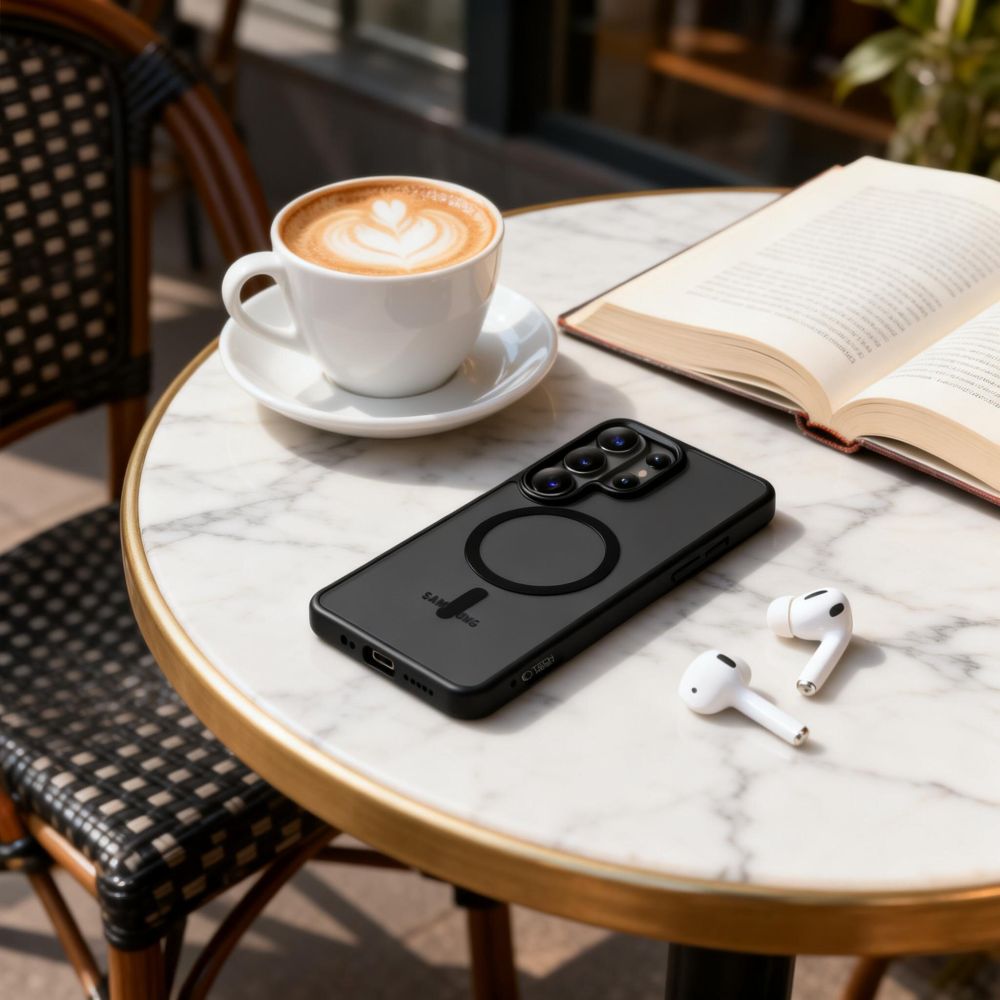 Tech-Protect Tech-Protect Galaxy S26 Ultra Skal MagSafe MagMat Svart - Teknikhallen.se