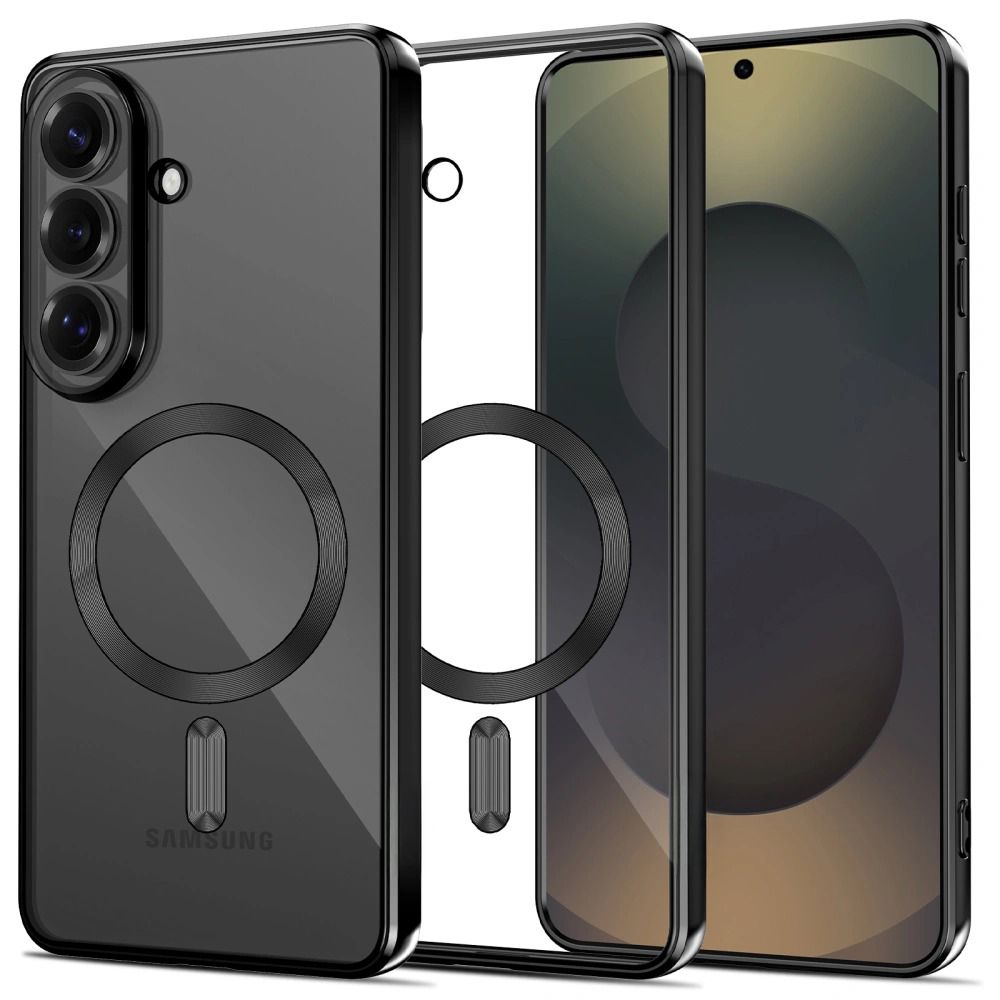 Tech-Protect Tech-Protect Galaxy S26 Skal MagSafe MagFlex Shiny Black - Teknikhallen.se