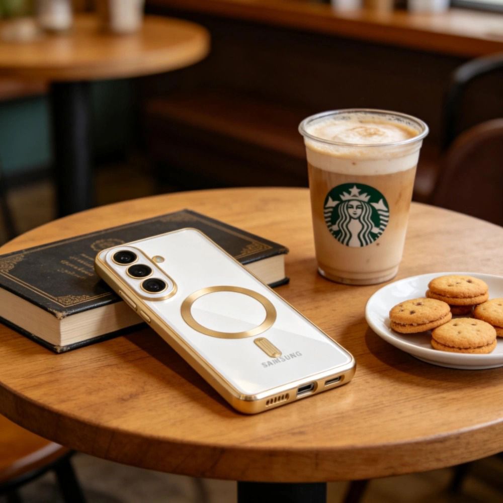 Tech-Protect Tech-Protect Galaxy S26 Skal MagSafe MagFlex Shiny Gold - Teknikhallen.se