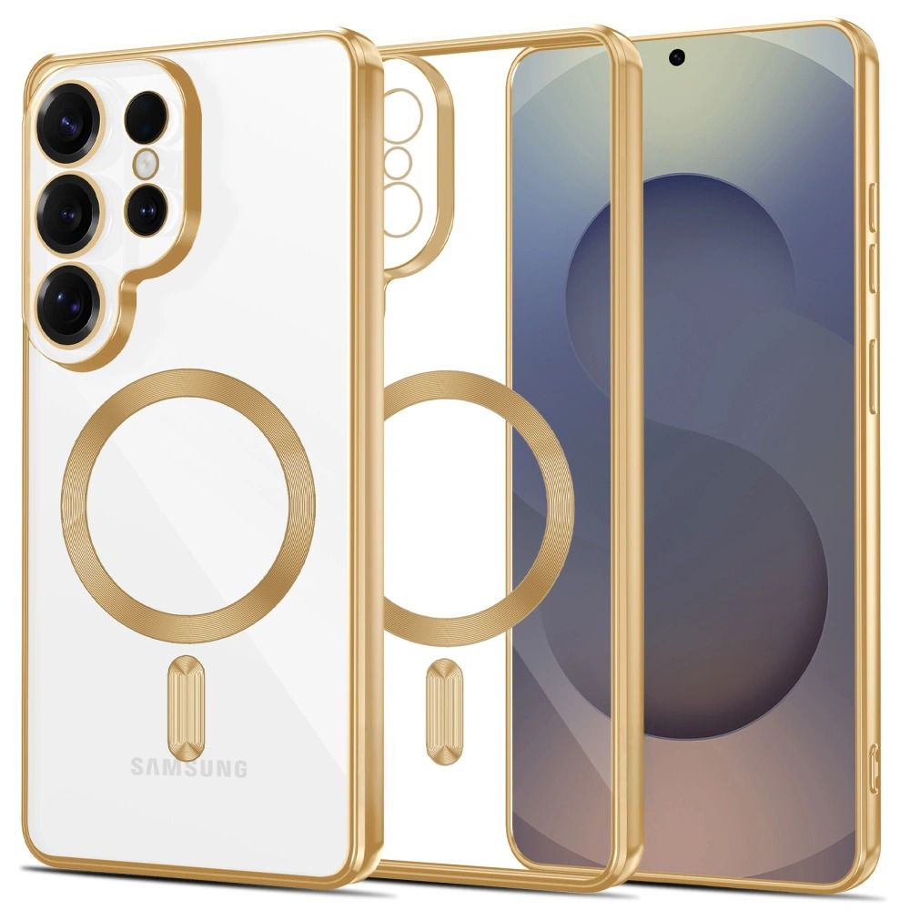 Tech-Protect Tech-Protect Galaxy S26 Ultra Skal MagSafe MagFlex Shiny Gold - Teknikhallen.se