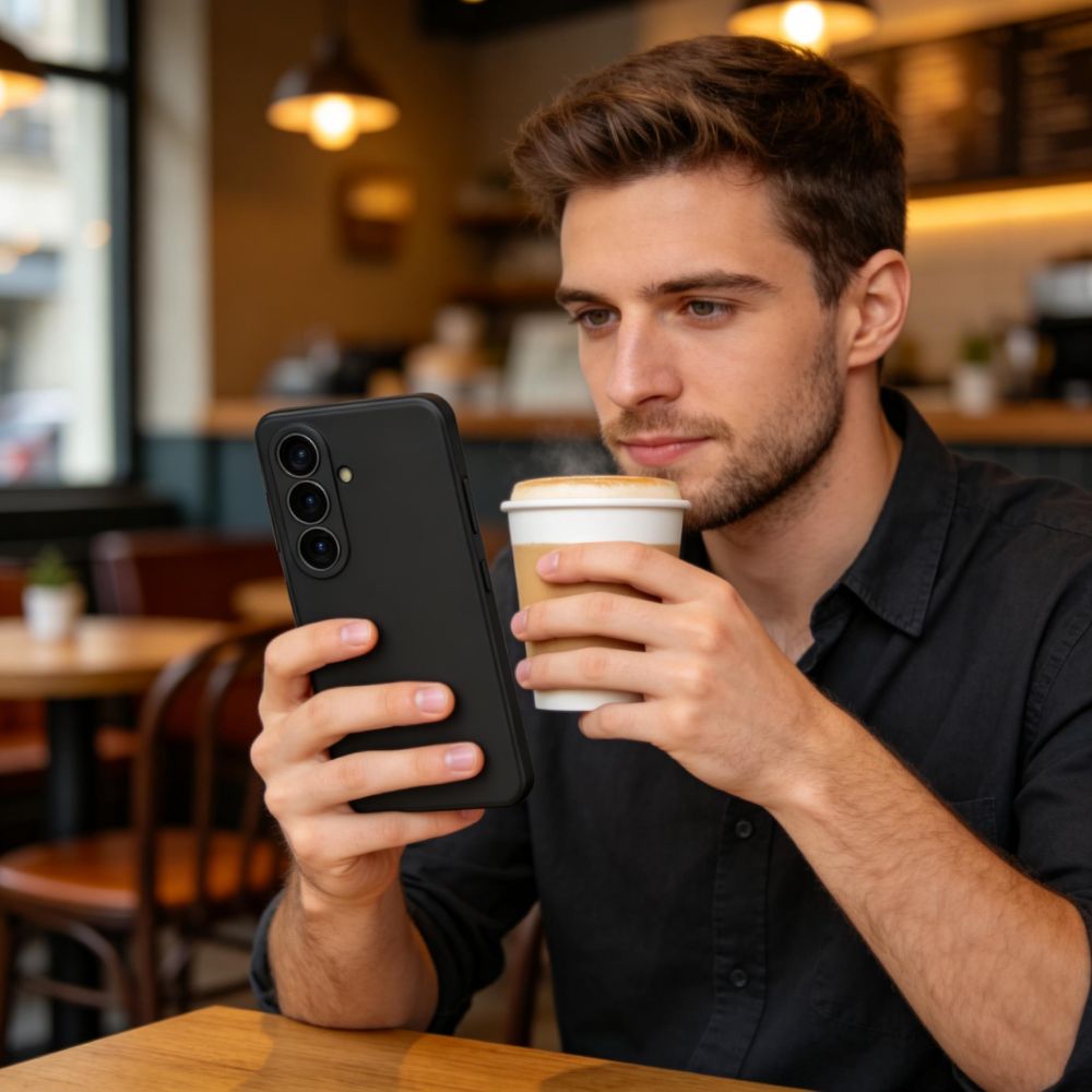 Tech-Protect Tech-Protect Galaxy S26 Skal MagSafe Silicone Svart - Teknikhallen.se
