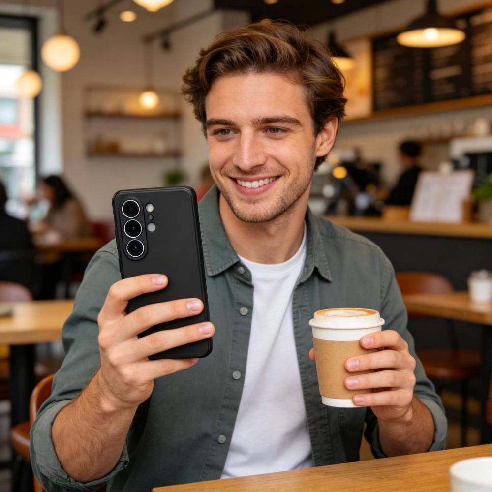 Tech-Protect Tech-Protect Galaxy S26 Ultra Skal MagSafe Silicone Svart - Teknikhallen.se