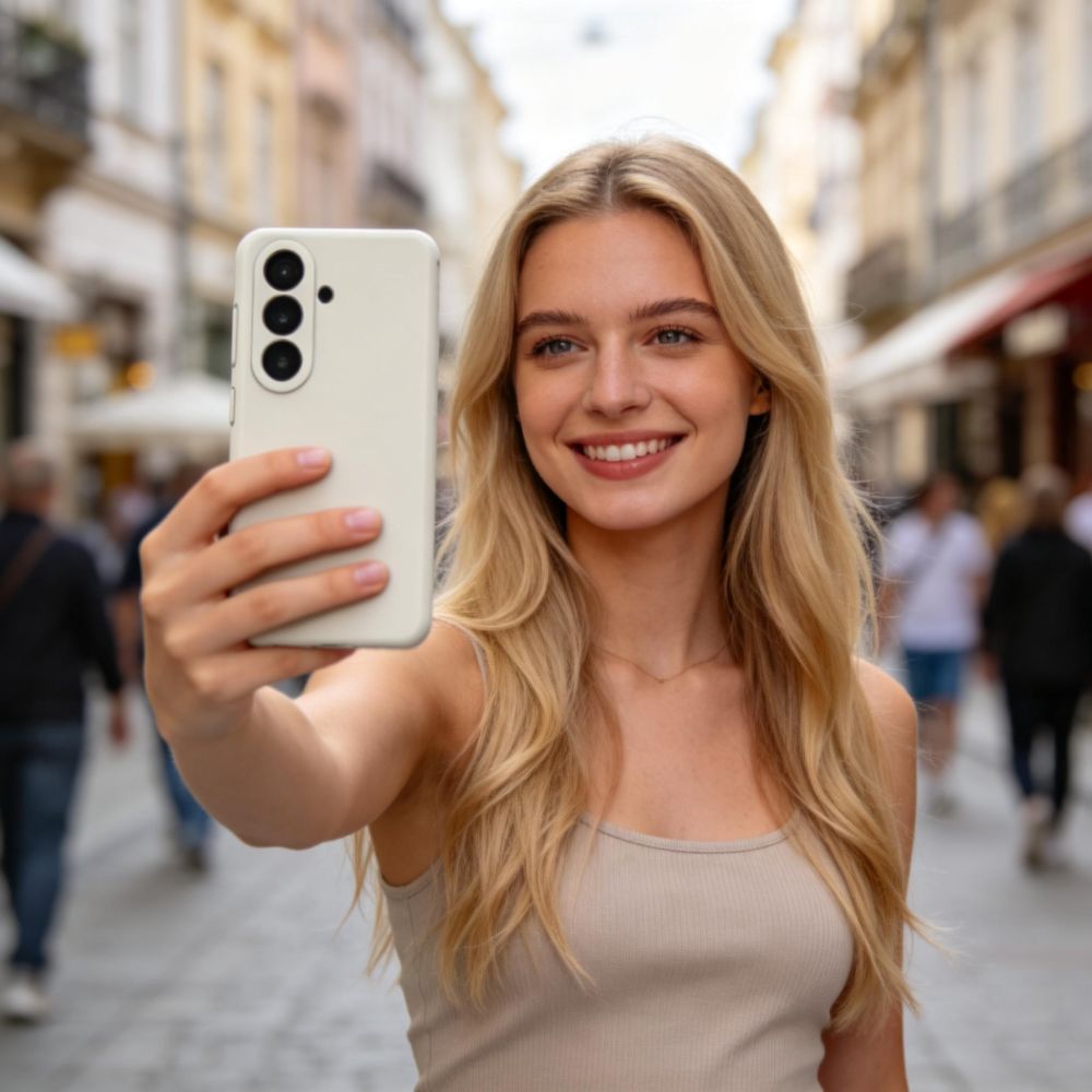 Tech-Protect Tech-Protect Galaxy S26 Skal MagSafe Silicone Cosmic Latte - Teknikhallen.se