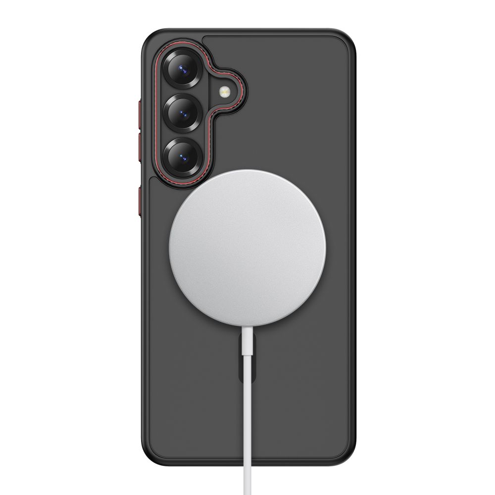 Tech-Protect Tech-Protect Galaxy S26 Plus Skal MagSafe MagCam Svart/Röd - Teknikhallen.se