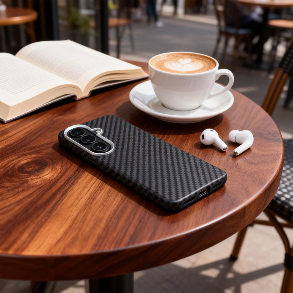 Tech-Protect Tech-Protect Galaxy S26 Skal MagSafe ION Carbon Svart - Teknikhallen.se