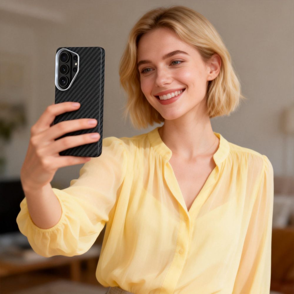 Tech-Protect Tech-Protect Galaxy S26 Ultra Skal MagSafe ION Carbon Svart - Teknikhallen.se