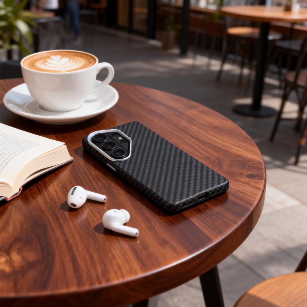 Tech-Protect Tech-Protect Galaxy S26 Ultra Skal MagSafe ION Carbon Svart - Teknikhallen.se