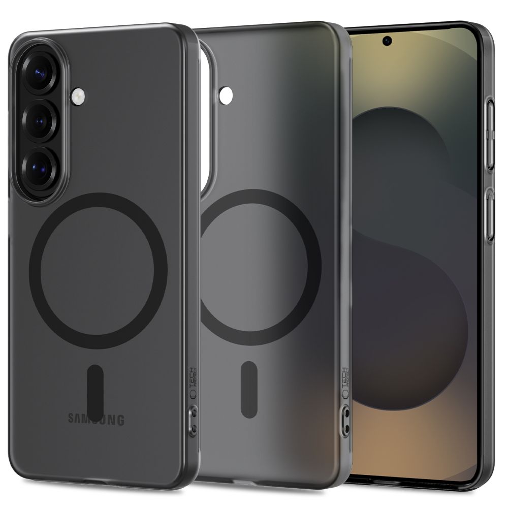 Tech-Protect Tech-Protect Samsung Galaxy S26 Skal MagSafe MagSlim Matt Svart - Teknikhallen.se