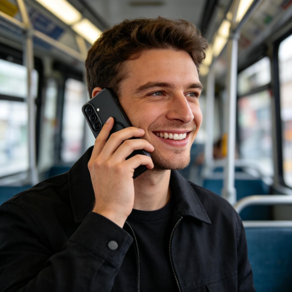 Tech-Protect Tech-Protect Samsung Galaxy S26 Skal MagSafe MagSlim Matt Svart - Teknikhallen.se