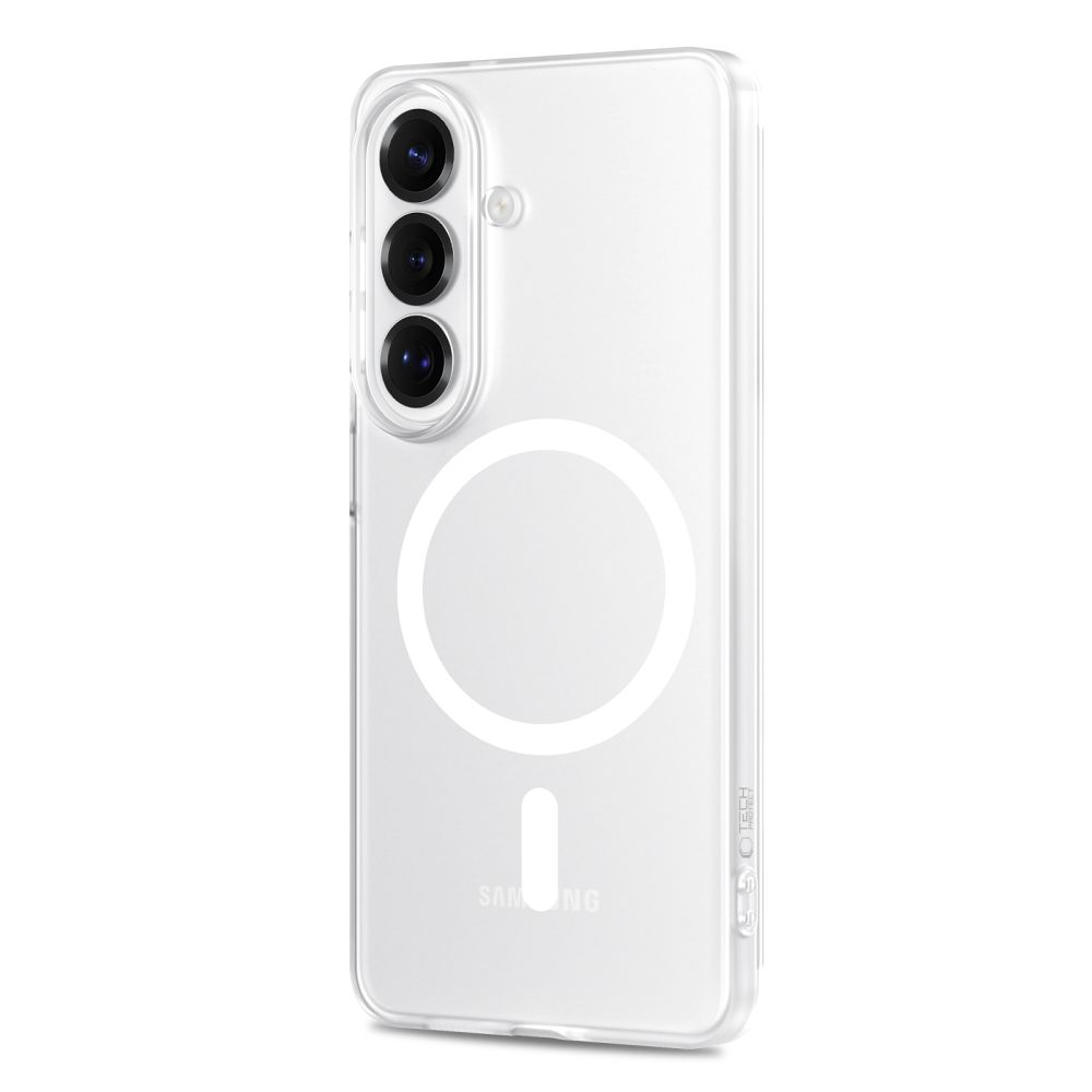 Tech-Protect Tech-Protect Samsung Galaxy S26 Skal MagSafe MagSlim Matt Vit - Teknikhallen.se