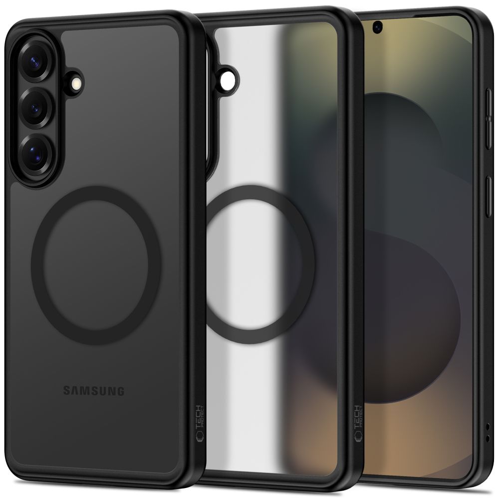 Tech-Protect Tech-Protect Galaxy S26 Plus Skal MagSafe MagPeak Matt Svart - Teknikhallen.se