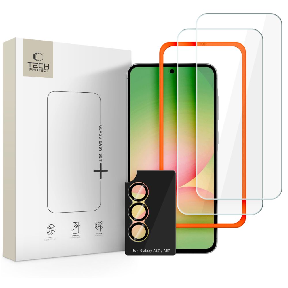 Tech-Protect Tech-Protect Galaxy A57 5G 3-PACK Skärmskydd / Linsskydd - Teknikhallen.se