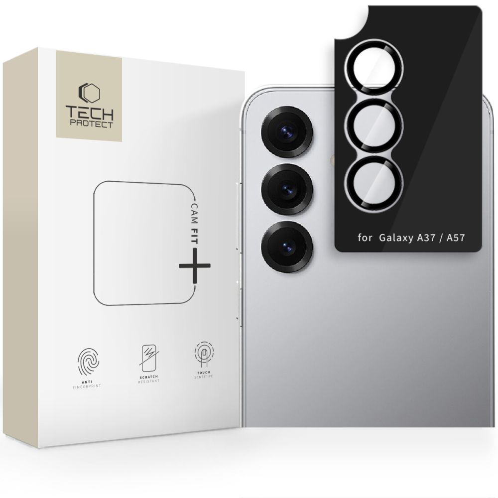 Tech-Protect Tech-Protect Galaxy A57 / A37 Linsskydd CamRing Fit+ Svart - Teknikhallen.se