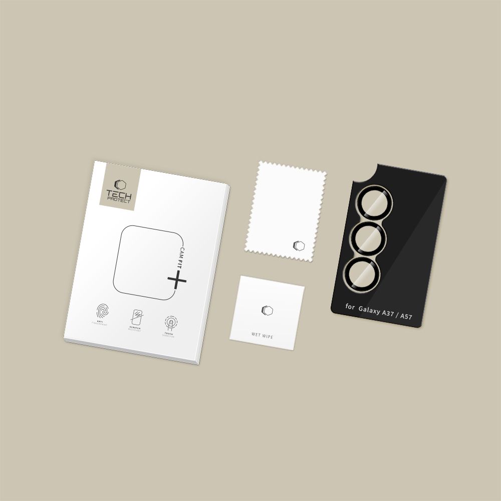 Tech-Protect Tech-Protect Galaxy A57 / A37 Linsskydd CamRing Fit+ Svart - Teknikhallen.se