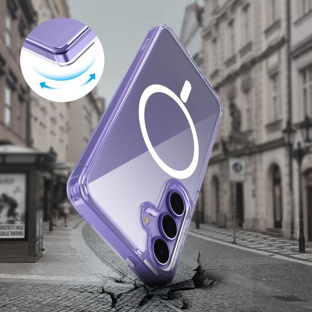 Tech-Protect Tech-Protect Galaxy A57 5G Skal MagSafe FlexAir Hybrid Transparent - Teknikhallen.se